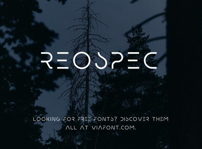 Reospec Font