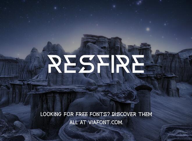 Resfire Font