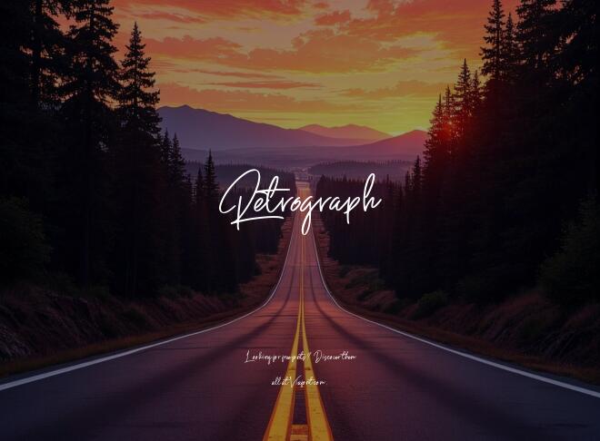 Retrograph Font