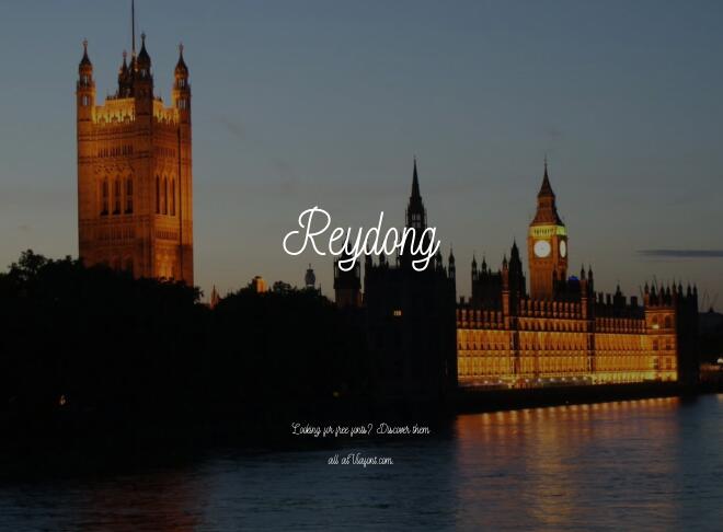 Reydong Font