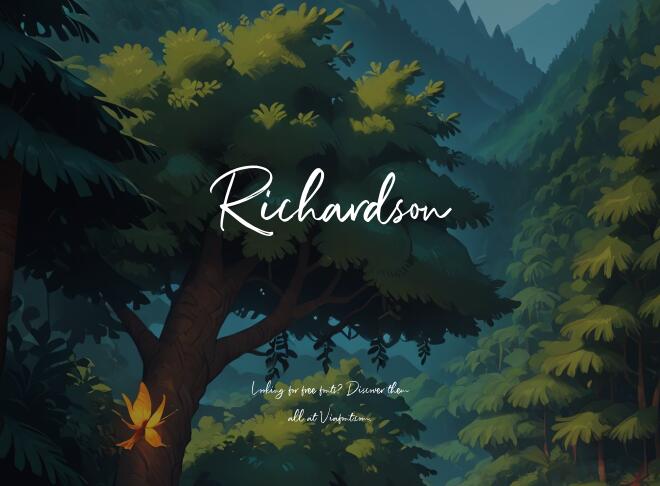 Richardson Font
