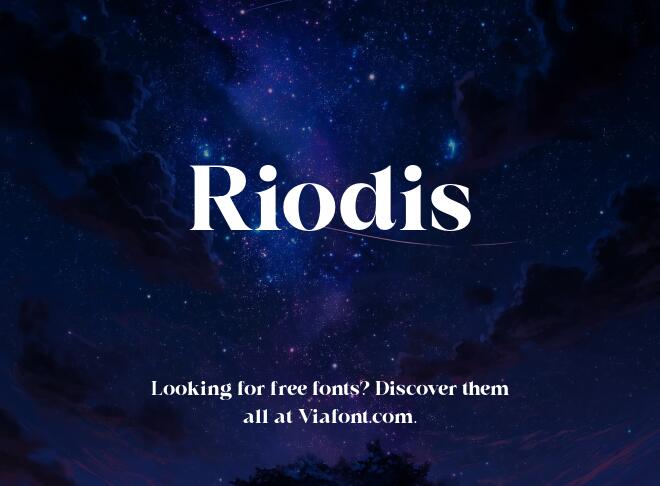 Riodis Font