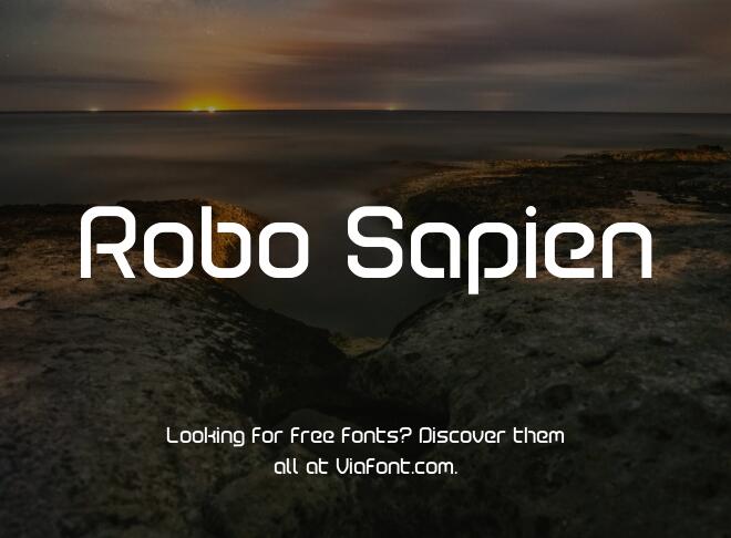 Robo Sapien Font