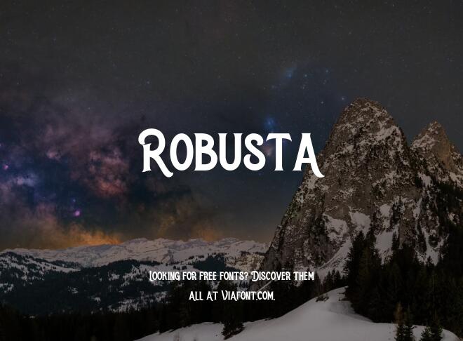 Robusta Font