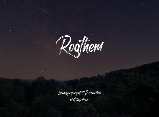 Rogthem Font