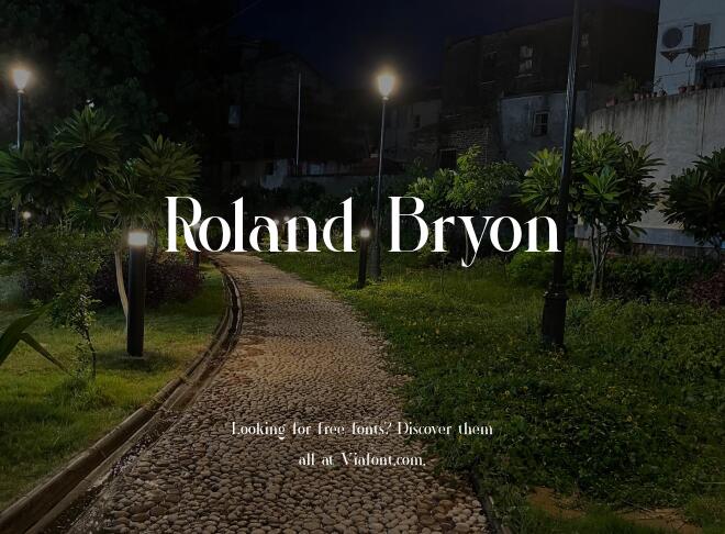 Roland Bryon Font