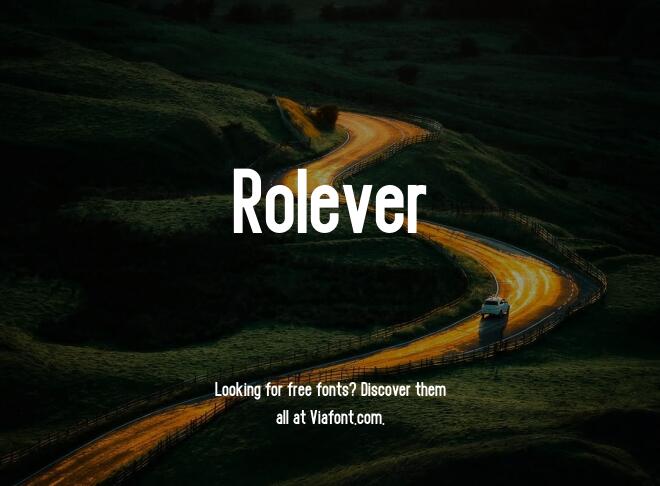 Rolever Font