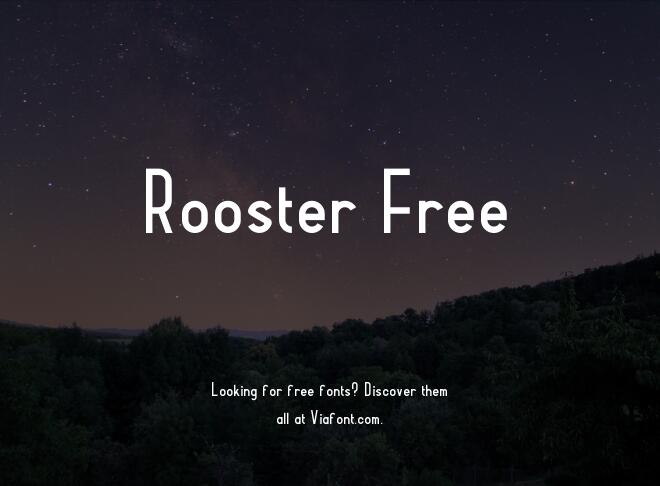 Rooster Free Font