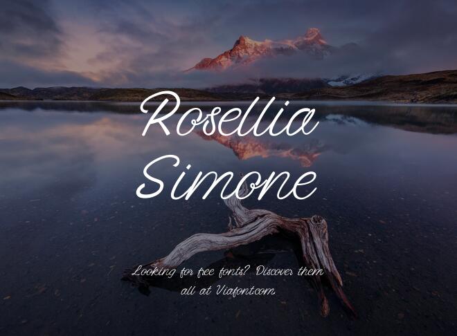 Rosellia Simone Font