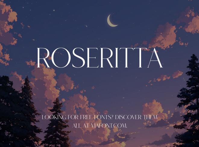 Roseritta Font