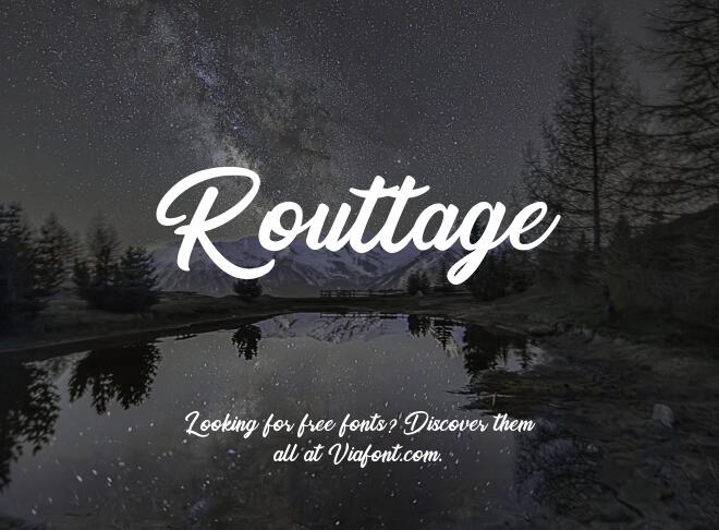 Routtage Font