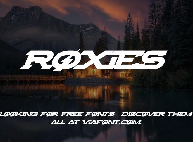 Roxies Font
