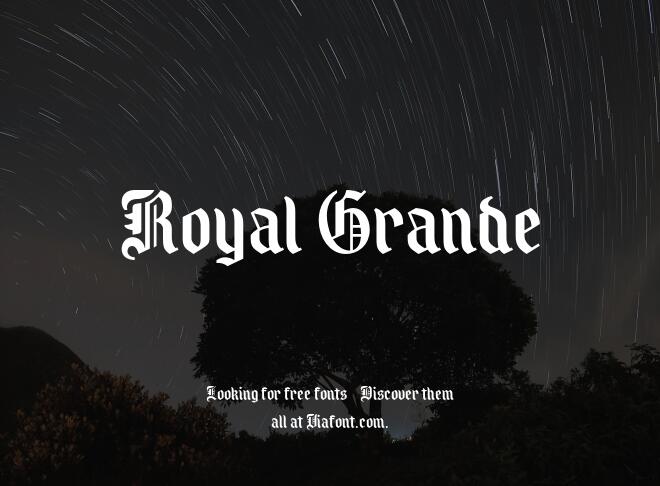 Royal Grande Font