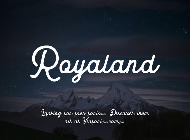 Royaland Font