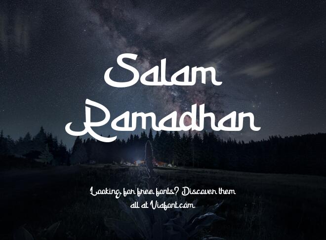 Salam Ramadhan Font