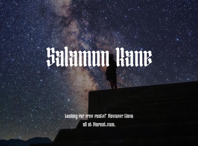 Salamon Kane Font