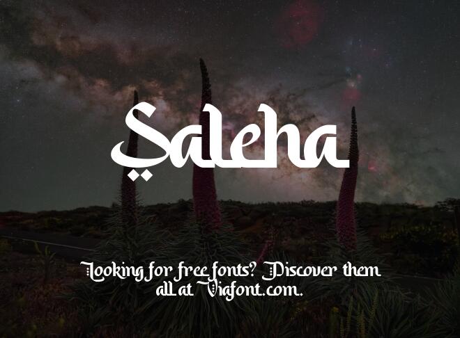Saleha Font