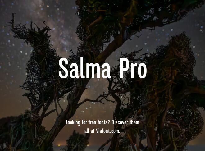 Salma Pro Font