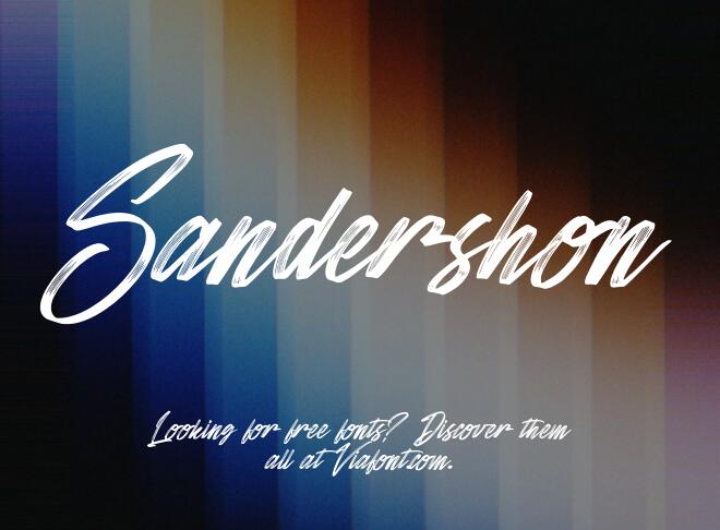 Sandershon Font