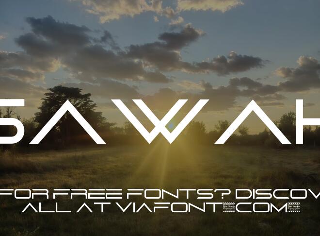 Sawah Font