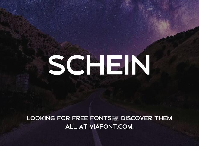 Schein Font