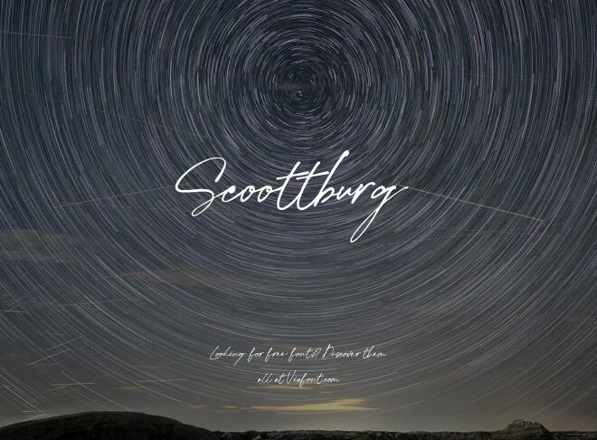 Scoottburg Font