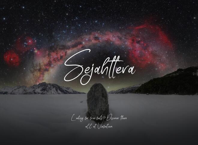 Sejahttera Font