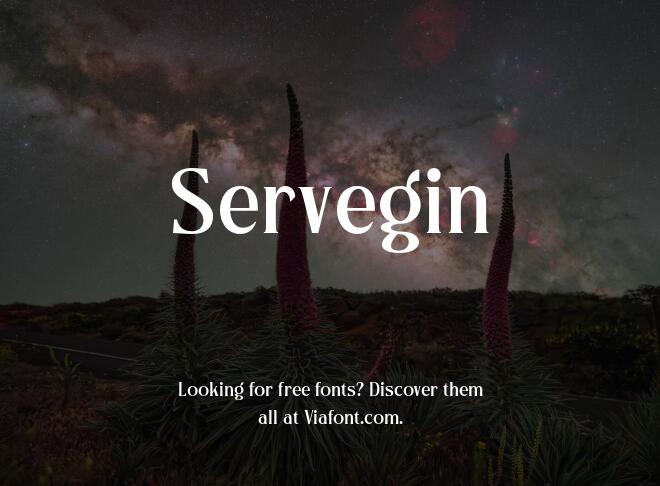 Servegin Font