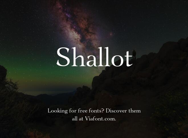 Shallot Font