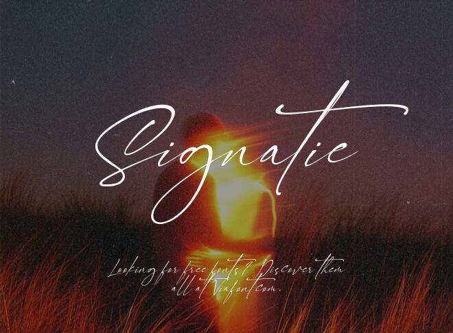 Signatie Font