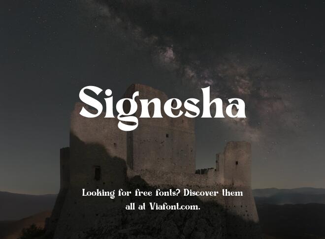 Signesha Font
