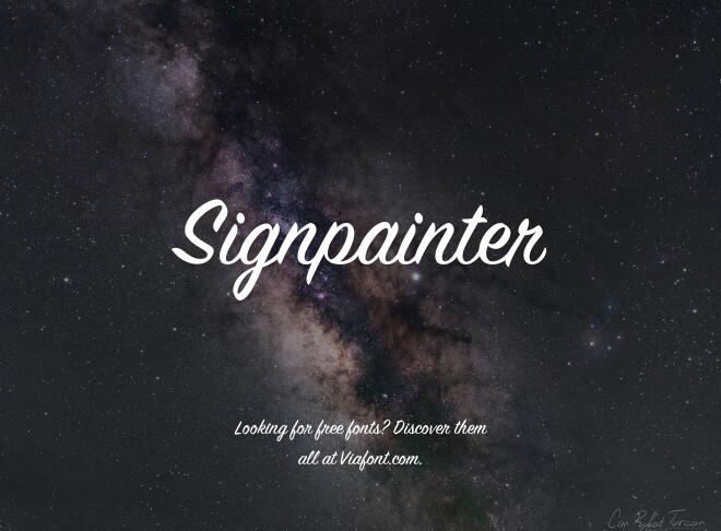 Signpainter Font