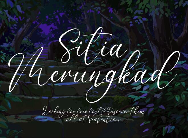 Sitia Merungkad Font