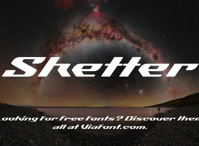 Sketter Font