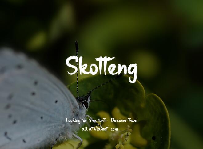 Skotteng Font