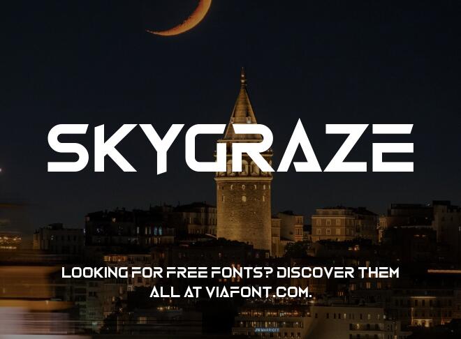 Skygraze Font