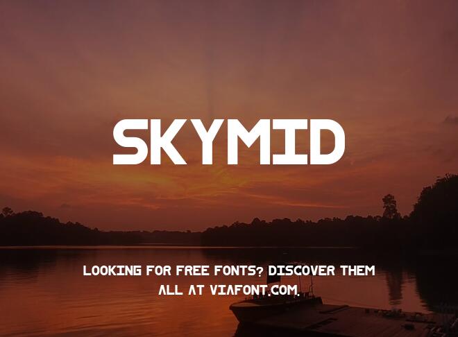 Skymid Font