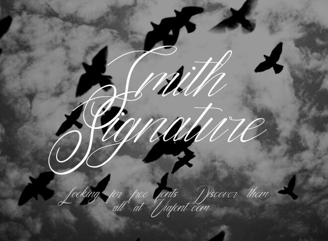 Smith Signature Font