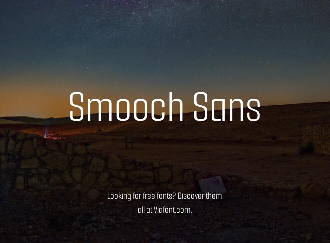 Smooch Sans Font