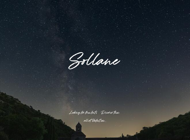 Sollane Font