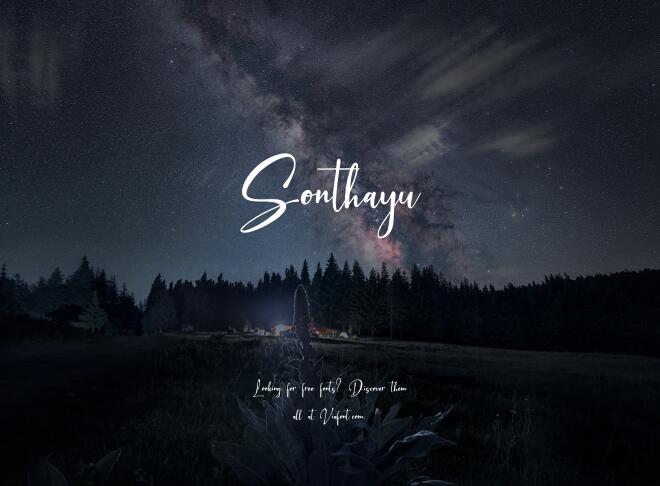 Sonthayu Font