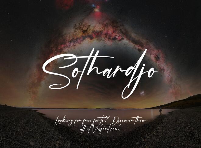 Sothardjo Font