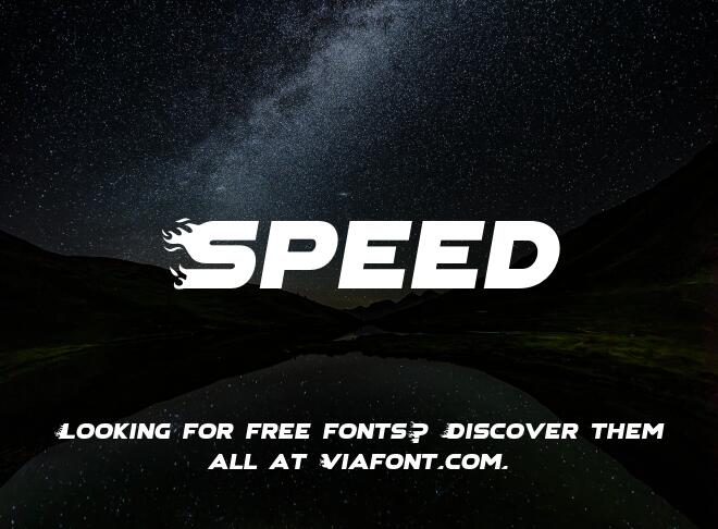 Speed Font