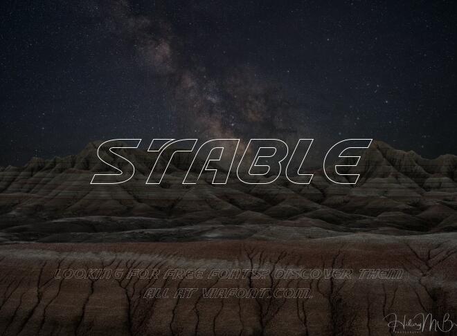 Stable Font