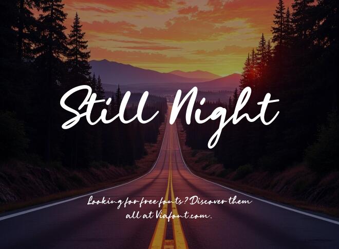 Still Night Font