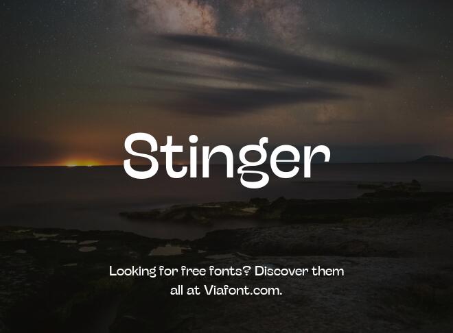Stinger Font