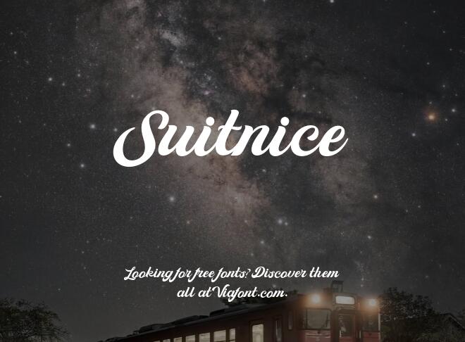 Suitnice Font