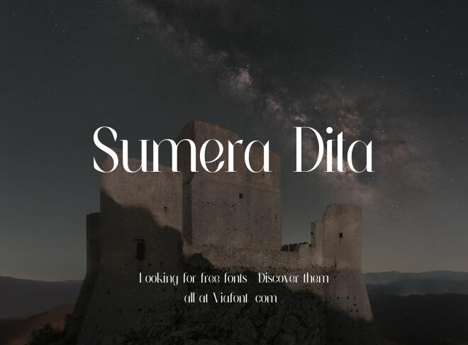 Sumera Dita Font