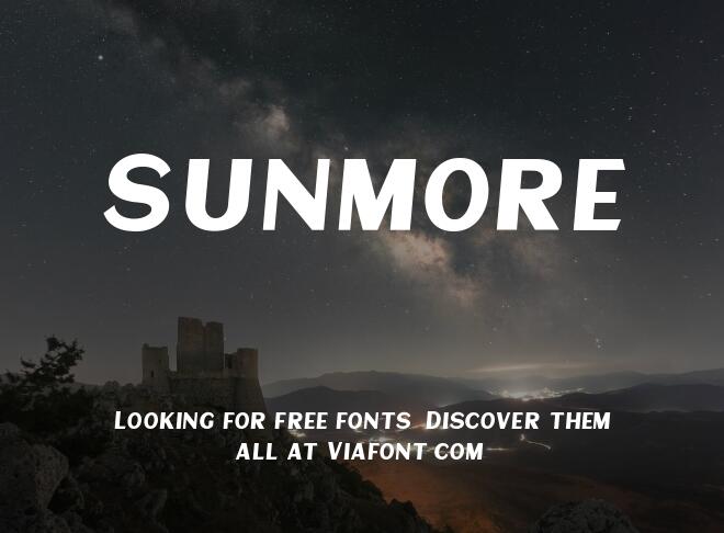 Sunmore Font