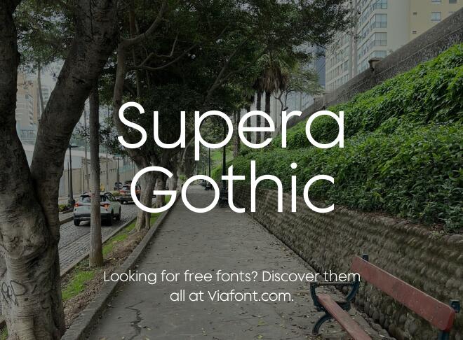 Supera Gothic Font